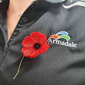 Poppies are worn on Anzac day to remember those who made sacrifices for the freedoms we know in Australia today